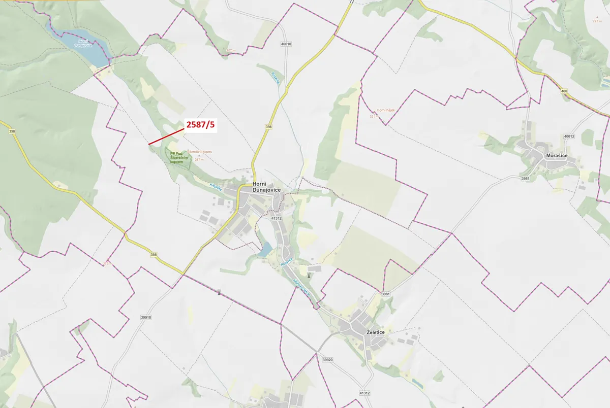 Dražba lesa 78 m²